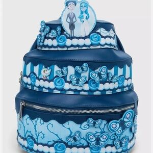 Loungefly Corpse Bride Wedding Cake Mini Backpack Tim Burton Goth NWT